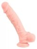 Dildo silikonowe medyczne z przyssawką 24 cm